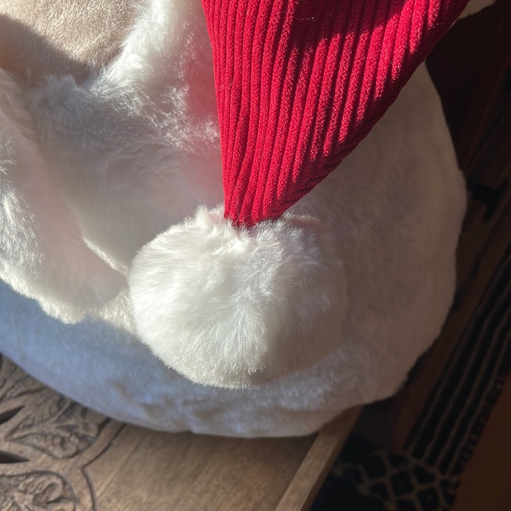 🎉HP🎉~Santa 🎅🏻 Face Plush Large Holiday Pillow 🎅🏻NWT🎅🏻 - Picture 9 of 16